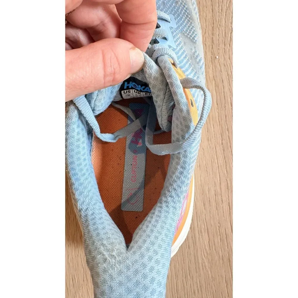 HOKA Clifton 9 Running Shoes Airy Blue Ice Water Women's Size 7